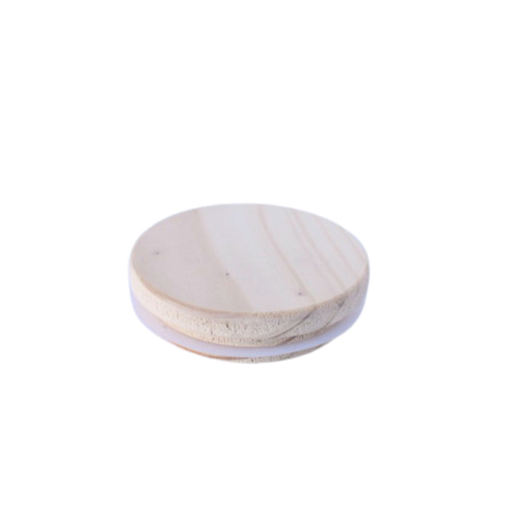 Medium Unfinished Wood Lid (82mm)